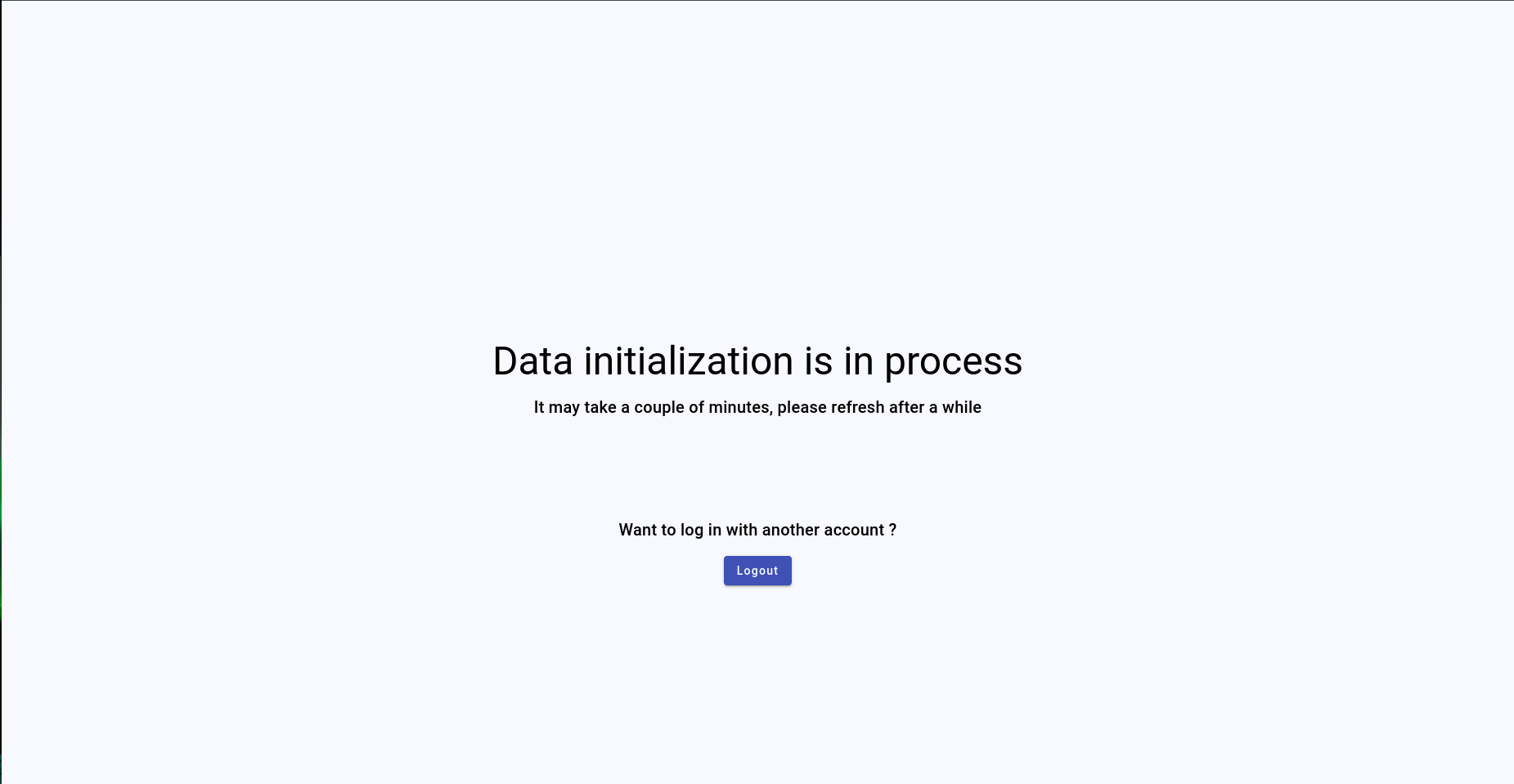 Data Initialization